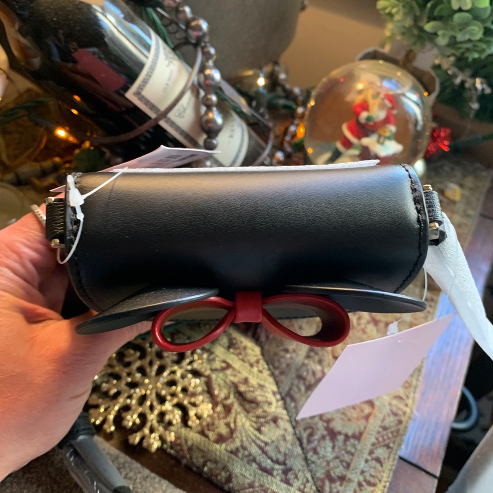 Authentic KATE SPADE Saffiano leather snap flap Minnie Bow crossbody - Picture 4 of 13